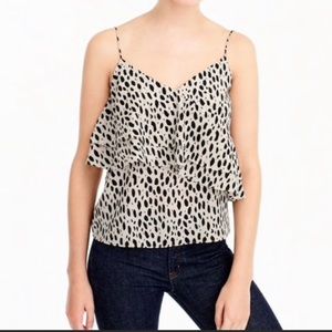 J. Crew ruffled cami